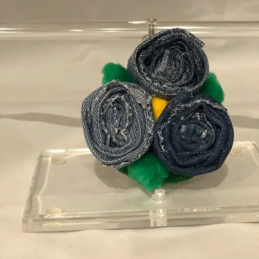 Handmade floral collar